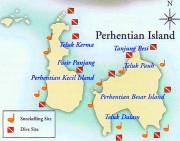 Perhentian Islands Malaysia Karte