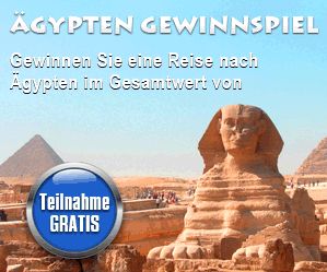 Ägypten-Luxus-Gewinnspiel